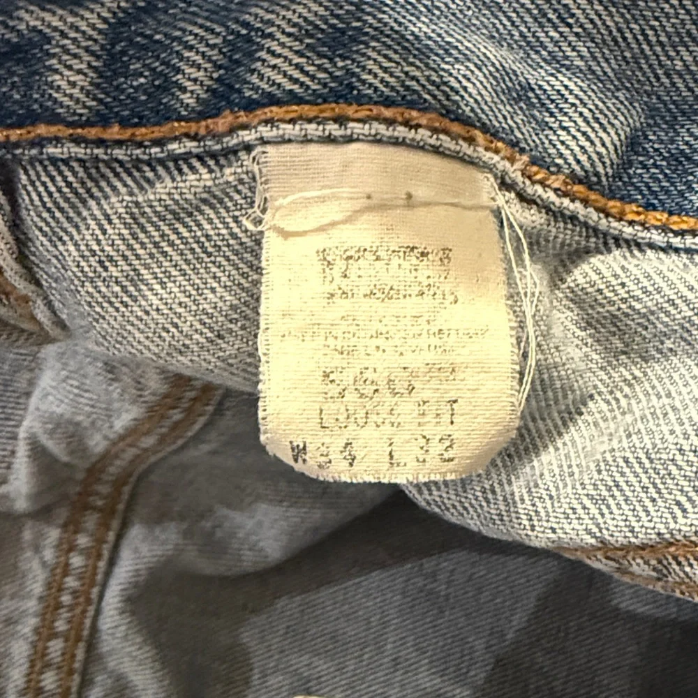 Levi's 560 Light Blue Straight Men's Jeans - Picture 3 of 4